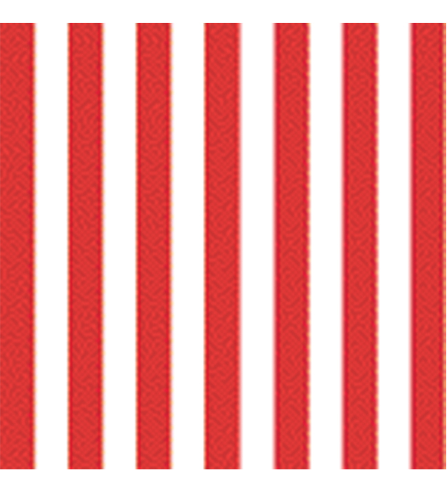 Corobuff Red/White Stripe 25 Ft.L x 48"W